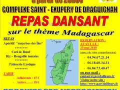 photo de REPAS DANSANT SUR LE THÈME "MADAGASCAR"  A DRAGUIGNAN !!!